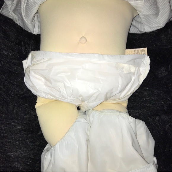 Cabbage Patch Soft Sculpt Xavier Roberts Vintage Signed The Little People Brown - Picture 13 of 16